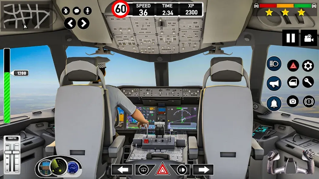 Plane Pilot Flight Simulator (Плейн Пилот Флайт Симулятор)  [МОД Меню] Screenshot 1