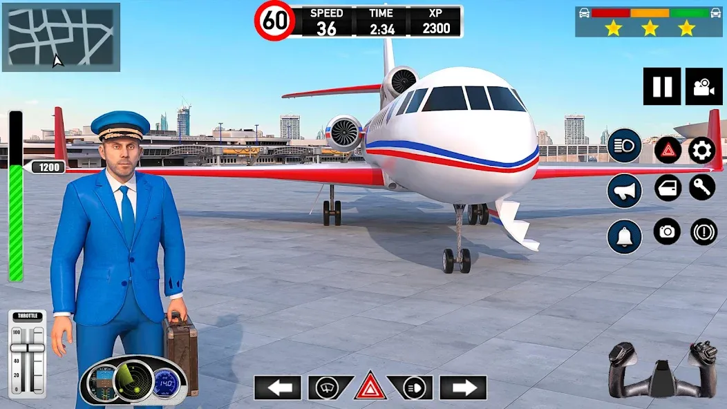 Plane Pilot Flight Simulator (Плейн Пилот Флайт Симулятор)  [МОД Меню] Screenshot 3