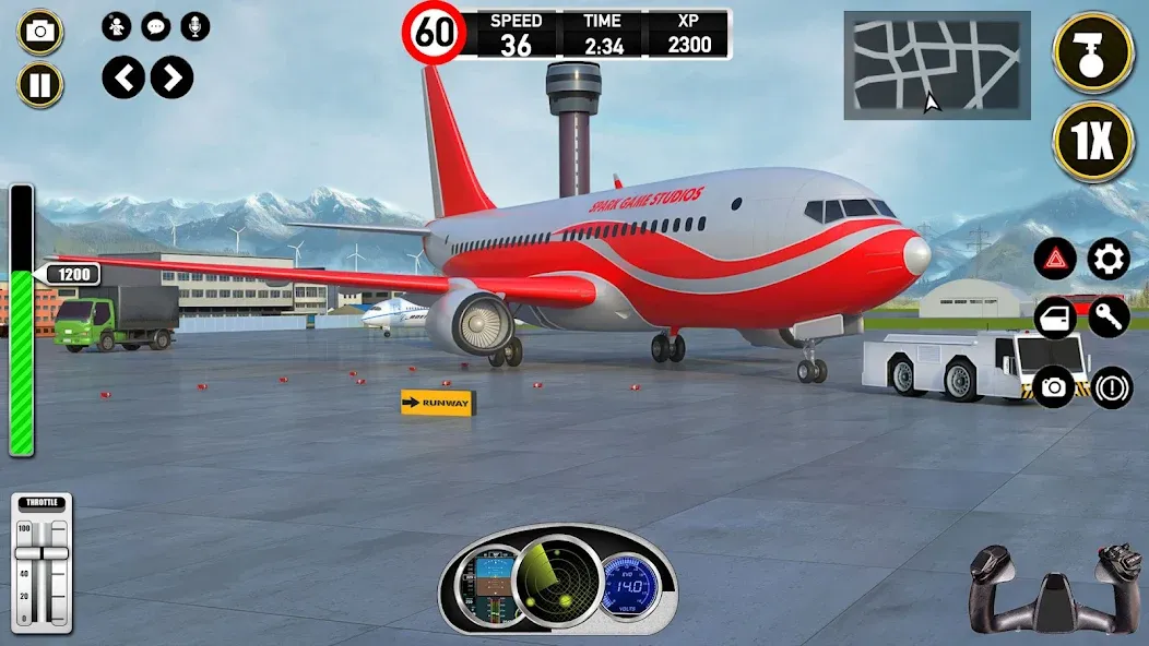 Plane Pilot Flight Simulator (Плейн Пилот Флайт Симулятор)  [МОД Меню] Screenshot 5