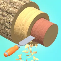 Взломанная Wood Turning 3D - Carving Game  [МОД Unlimited Money] - стабильная версия apk на Андроид