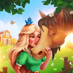 Скачать взломанную Homesteads: Dream Farm (Хомстедс)  [МОД Unlocked] - полная версия apk на Андроид