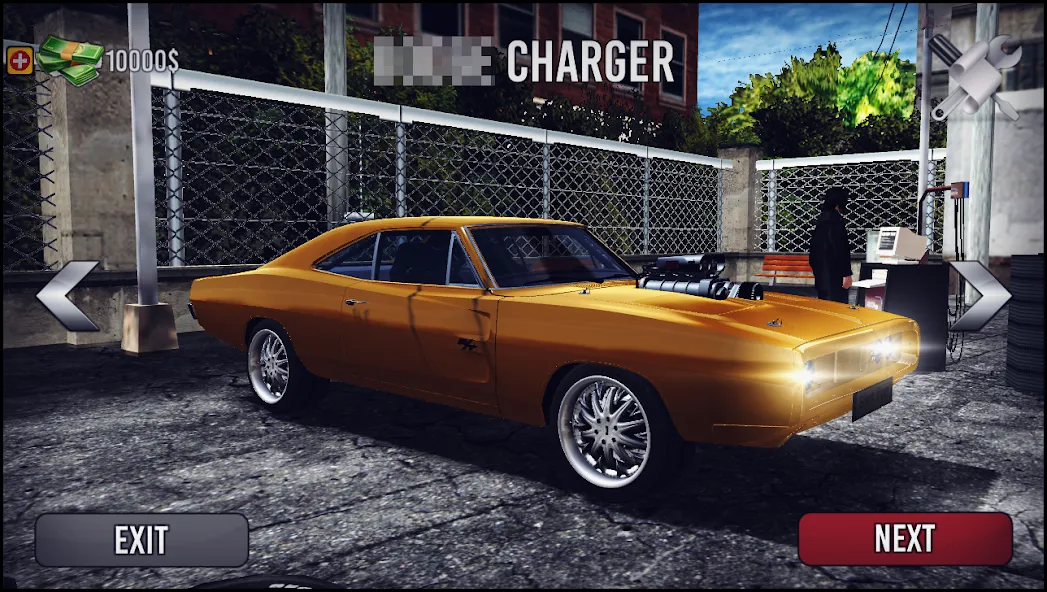 Charger Drift Simulator (Чарджер Дрифт Симулятор)  [МОД Unlimited Money] Screenshot 1