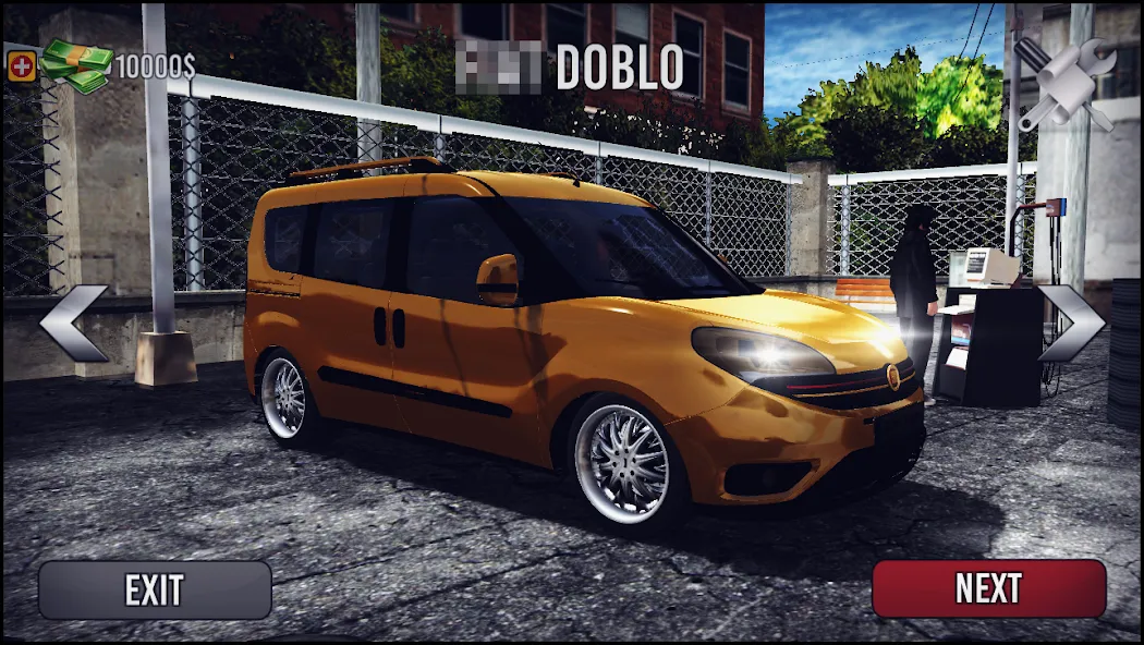 Doblo Drift Simulator (Добло Дрифт Симулятор)  [МОД Бесконечные деньги] Screenshot 1