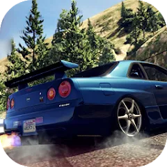 Скачать взломанную Skyline Drift Simulator (Скайлайн Дрифт Симулятор)  [МОД Menu] - полная версия apk на Андроид