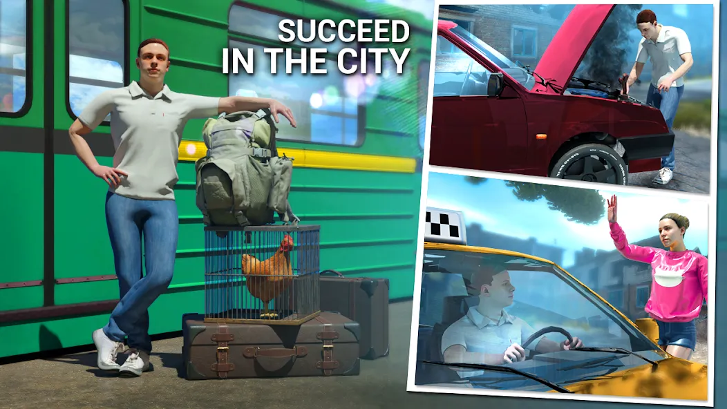 Real Driving School in City  [МОД Mega Pack] Screenshot 1