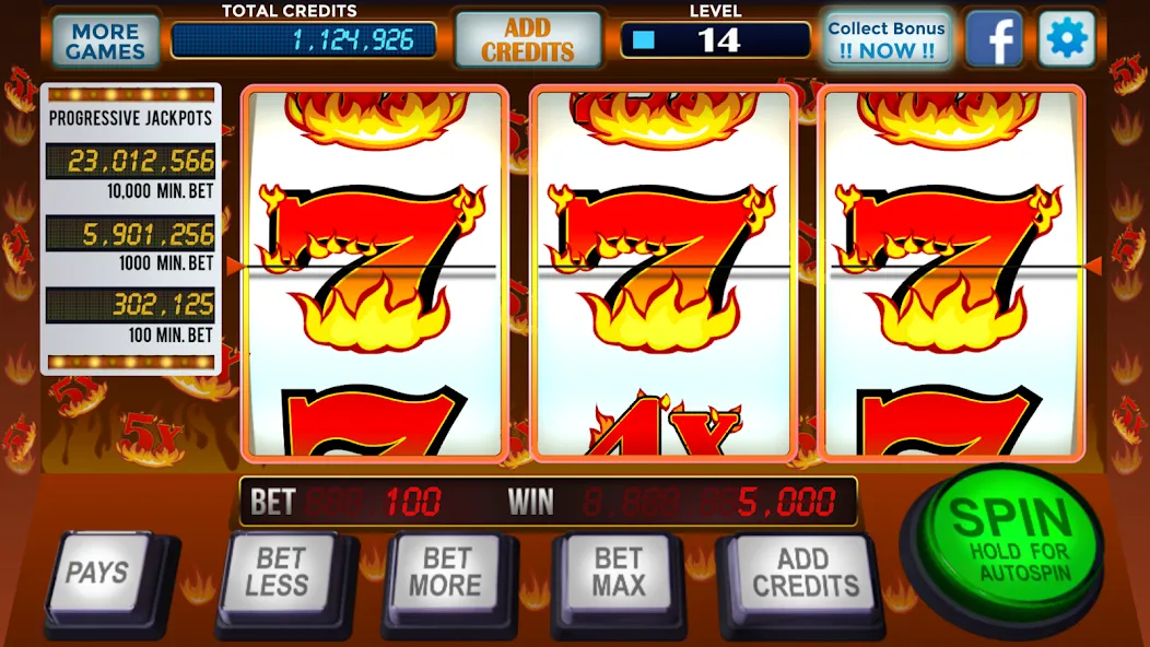 777 Slots Casino Classic Slots (Слоты Казино Классические Слоты)  [МОД Бесконечные монеты] Screenshot 2