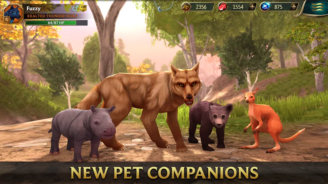 Wolf Tales - Wild Animal Sim (Вулф Тейлс)  [МОД Много денег] Screenshot 2