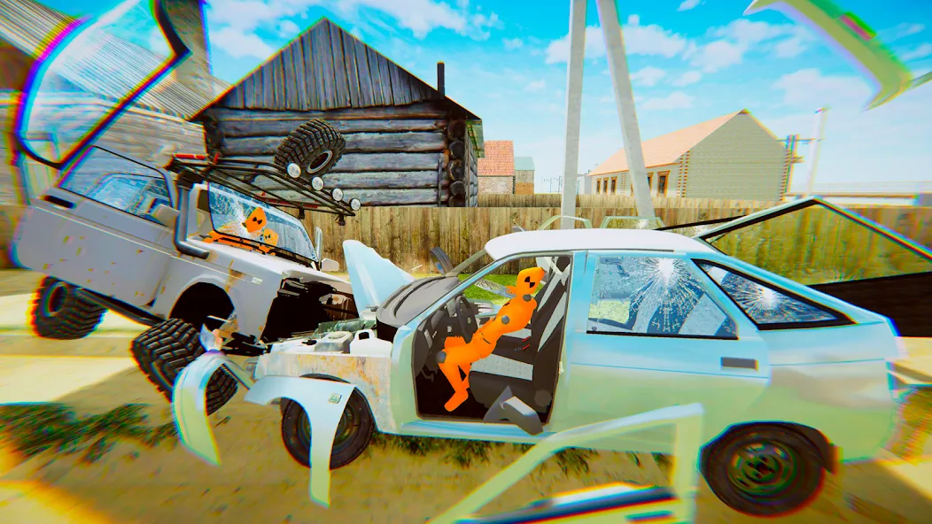 VAZ Crash Test Simulator 2  [МОД Menu] Screenshot 2