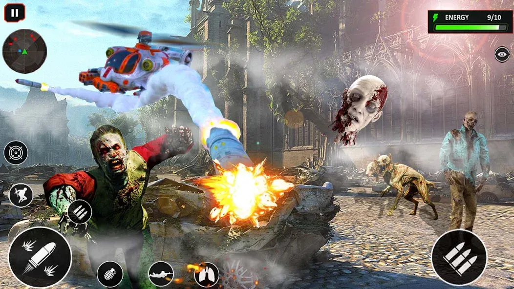 Sniper Zombie Shooting (Зомби стреляющая оффлайн игра)  [МОД Mega Pack] Screenshot 2