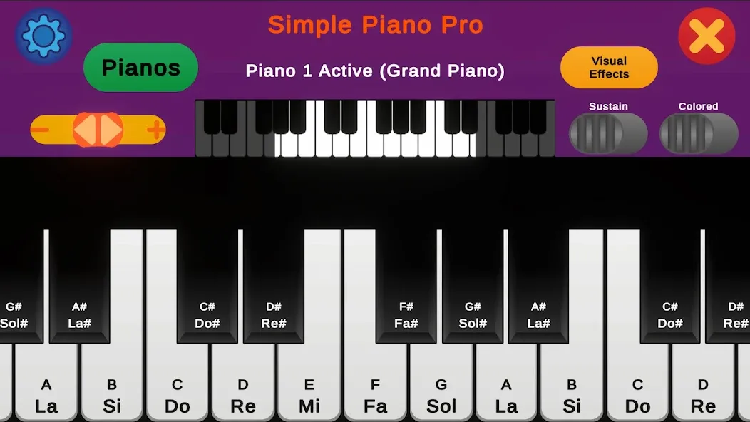 Simple Piano Pro (Симпл Пиано Про)  [МОД Unlimited Money] Screenshot 1