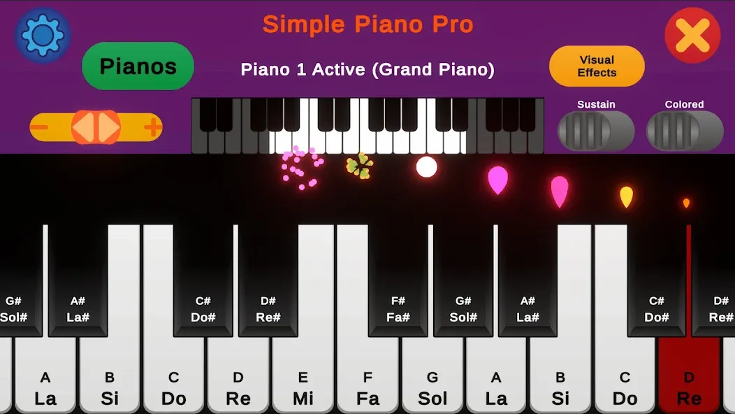 Simple Piano Pro (Симпл Пиано Про)  [МОД Unlimited Money] Screenshot 2