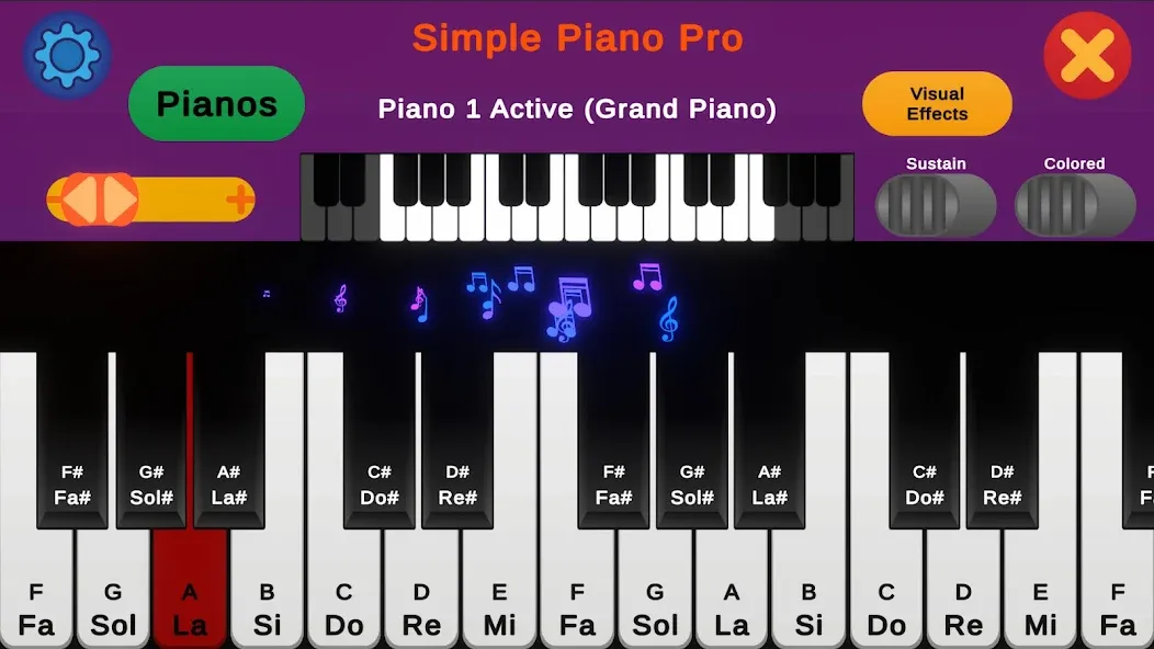 Simple Piano Pro (Симпл Пиано Про)  [МОД Unlimited Money] Screenshot 3