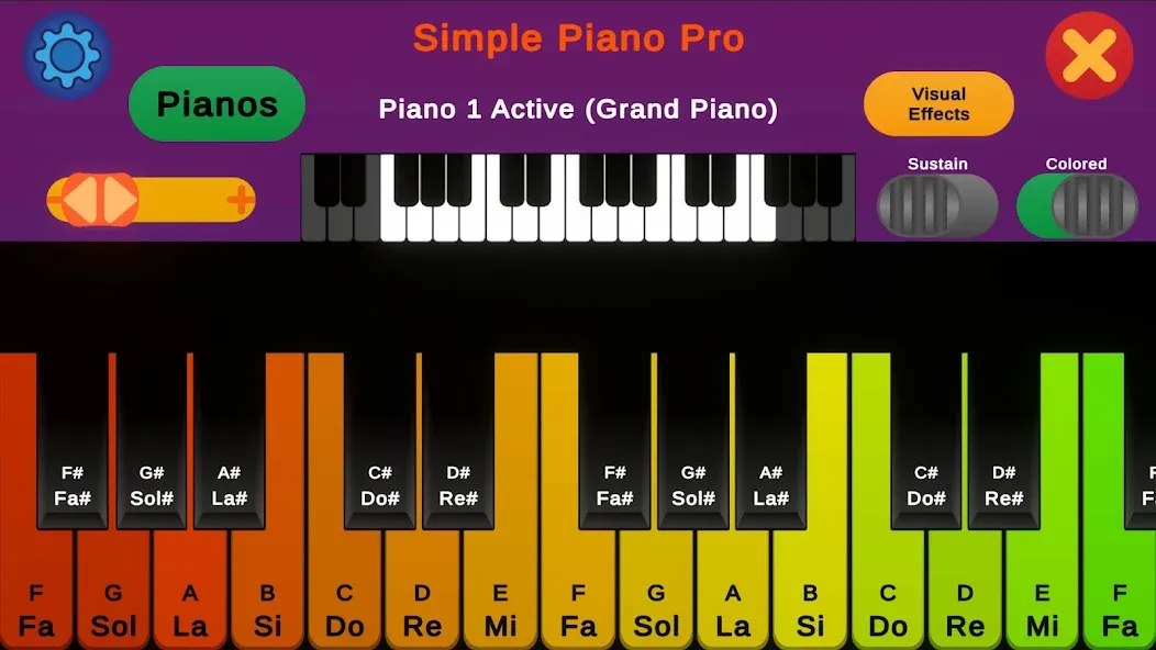 Simple Piano Pro (Симпл Пиано Про)  [МОД Unlimited Money] Screenshot 4