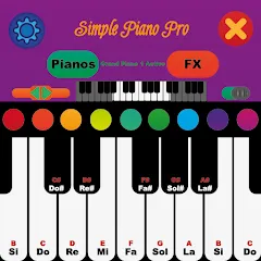 Взлом Simple Piano Pro (Симпл Пиано Про)  [МОД Unlimited Money] - стабильная версия apk на Андроид