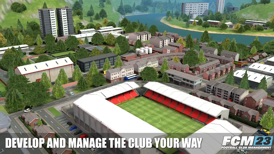 FCM23 Soccer Club Management (Футбольное клубное управление 2023)  [МОД Меню] Screenshot 2