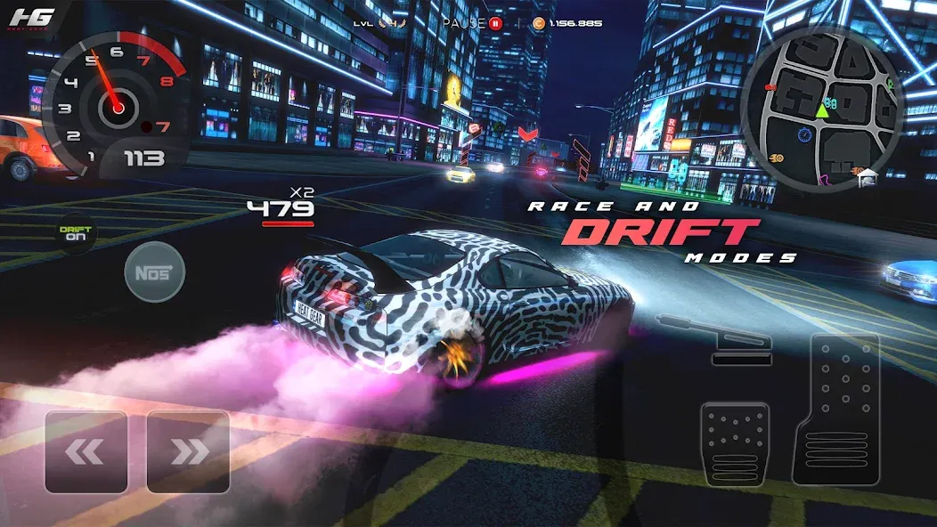 Heat Gear - Race & Drift World (Хит Гир)  [МОД Бесконечные монеты] Screenshot 3