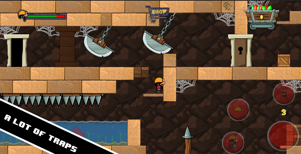 Dan the Dungeon Digger (Дэн Данжн Диггер)  [МОД Бесконечные деньги] Screenshot 1