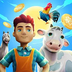 Взлом CropBytes: A Crypto Farm Game (КропБайтс)  [МОД Mega Pack] - последняя версия apk на Андроид