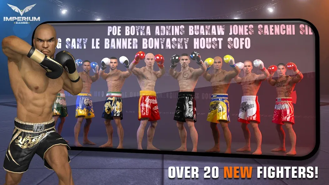 Muay Thai 2 - Fighting Clash (Муай Тай 2)  [МОД Menu] Screenshot 3