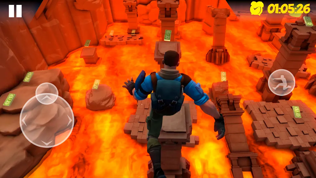 Hot Lava Floor: Urban Escape (Хот Лава Флор)  [МОД Бесконечные монеты] Screenshot 3