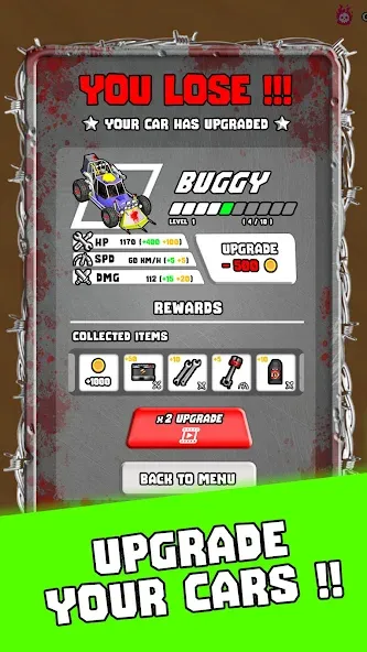 Tires & Fires: Zombie Survival  [МОД Menu] Screenshot 5