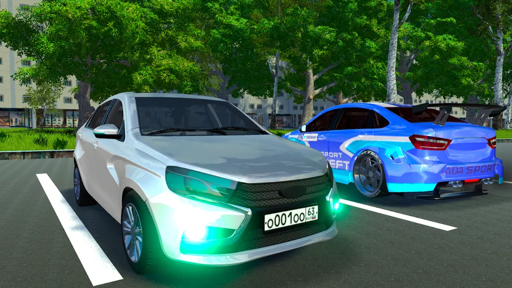 Lada - Russian Car Driving  [МОД Unlimited Money] Screenshot 1