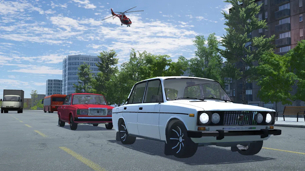 Russian Car Lada 3D  [МОД Mega Pack] Screenshot 3