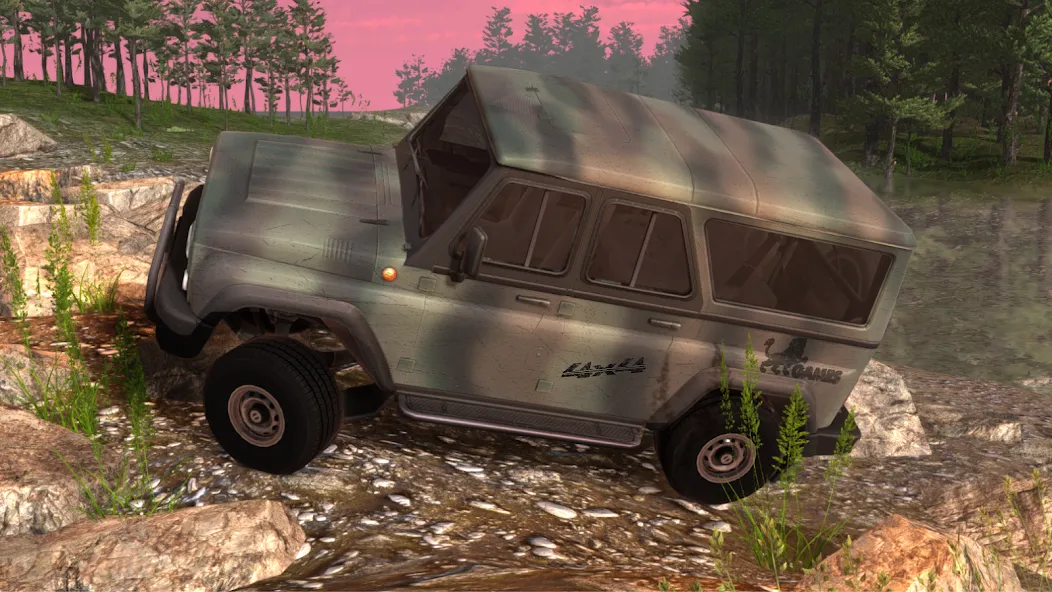 Offroad 4x4 Russian: Uaz Niva (Оффроуд 4х4 Русский)  [МОД Бесконечные монеты] Screenshot 2