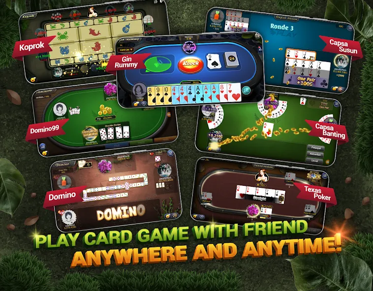 Indoplay-Capsa Domino QQ Poker (Индоплэй)  [МОД Бесконечные монеты] Screenshot 4