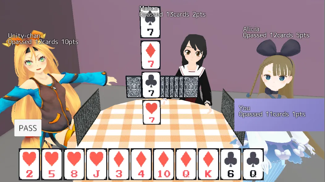 Sevens card game (Севенс карточная игра)  [МОД Бесконечные деньги] Screenshot 2