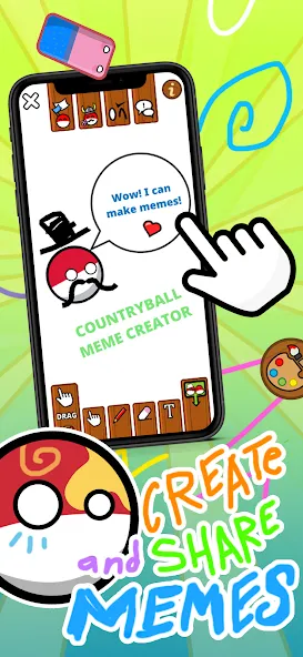 Countryball Potato Mayhem (Кантрибол Потето Мейхем)  [МОД Unlocked] Screenshot 4