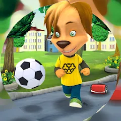 Взломанная Pooches: Street Soccer  [МОД Unlocked] - стабильная версия apk на Андроид