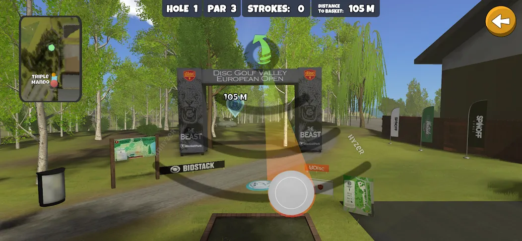 Disc Golf Valley (Диск Гольф Вэлли)  [МОД Unlimited Money] Screenshot 1