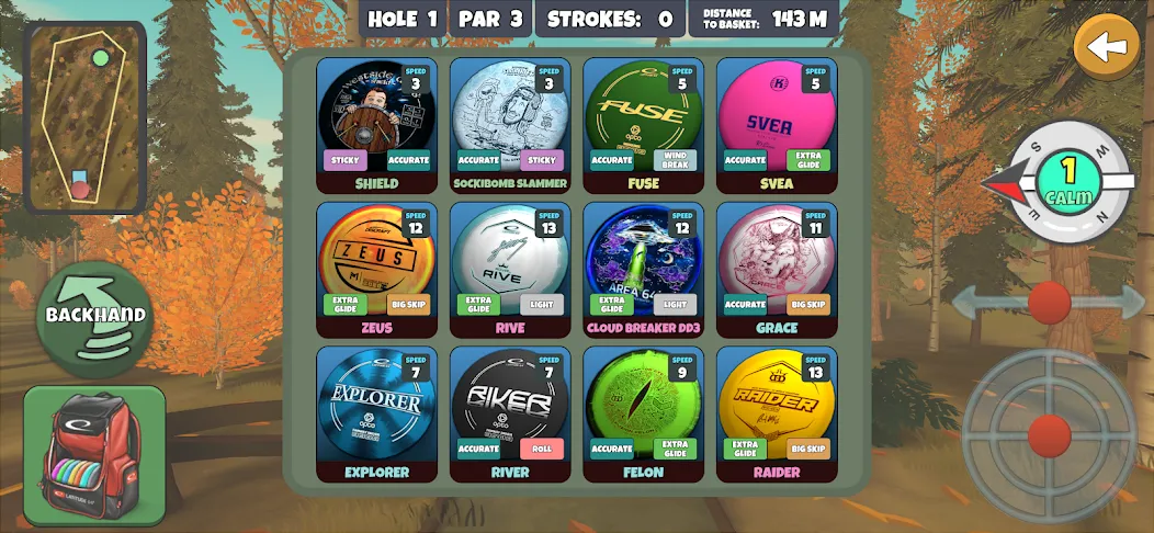 Disc Golf Valley (Диск Гольф Вэлли)  [МОД Unlimited Money] Screenshot 3