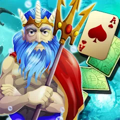 Скачать взломанную Solitaire Atlantis (олитэр Атлантис)  [МОД Unlimited Money] - полная версия apk на Андроид