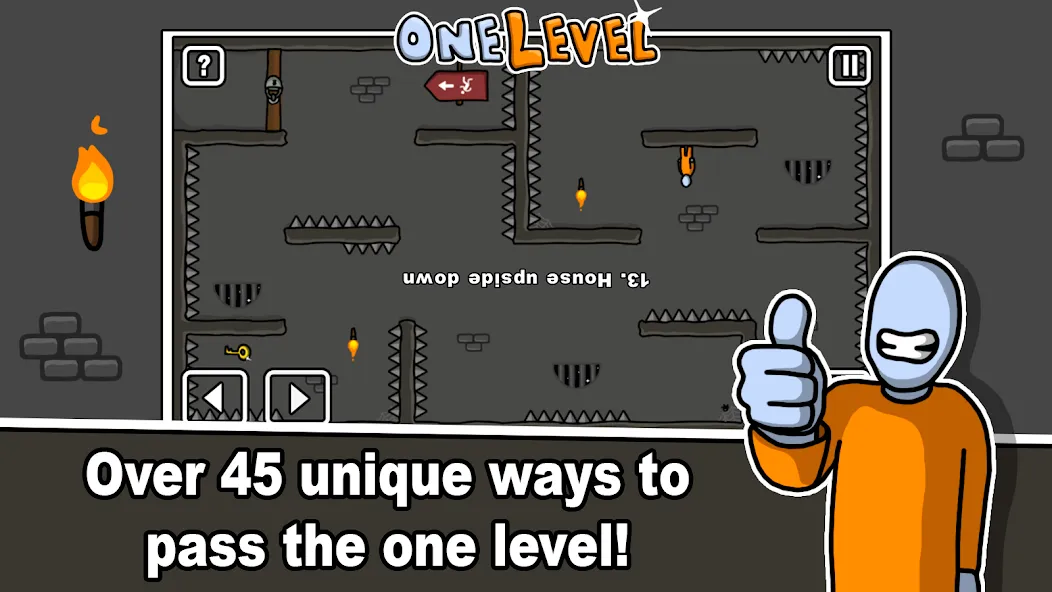 One Level: Stickman Jailbreak (Уан Левел)  [МОД Много денег] Screenshot 2