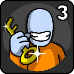 Скачать взломанную One Level 3 Stickman Jailbreak (Один Уровень 3)  [МОД Меню] - стабильная версия apk на Андроид