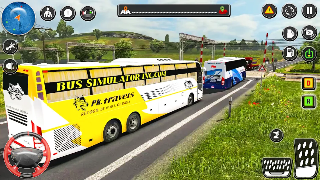 City Coach Bus City Bus Games  [МОД Меню] Screenshot 2