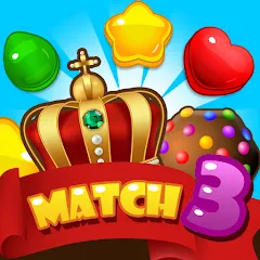 Скачать взломанную Royal Match King (Роял Матч Кинг)  [МОД Menu] - последняя версия apk на Андроид