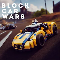 Взломанная Block Car Wars Brick Car Crash (Блок Автомобильные Войны Кирпич Автомобильная Авария)  [МОД Unlimited Money] - полная версия apk на Андроид