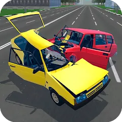 Взлом Russian Car Crash Simulator (Рашн Кар Краш Симулятор)  [МОД Unlimited Money] - последняя версия apk на Андроид