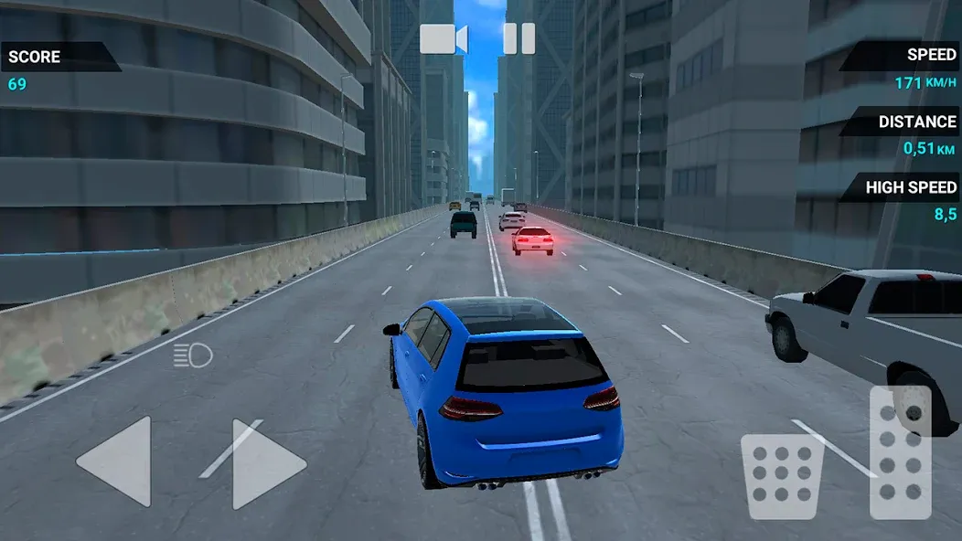 Traffic Racer Speeding Highway (Трафик Рейсер Скоростная Шоссе)  [МОД Меню] Screenshot 5