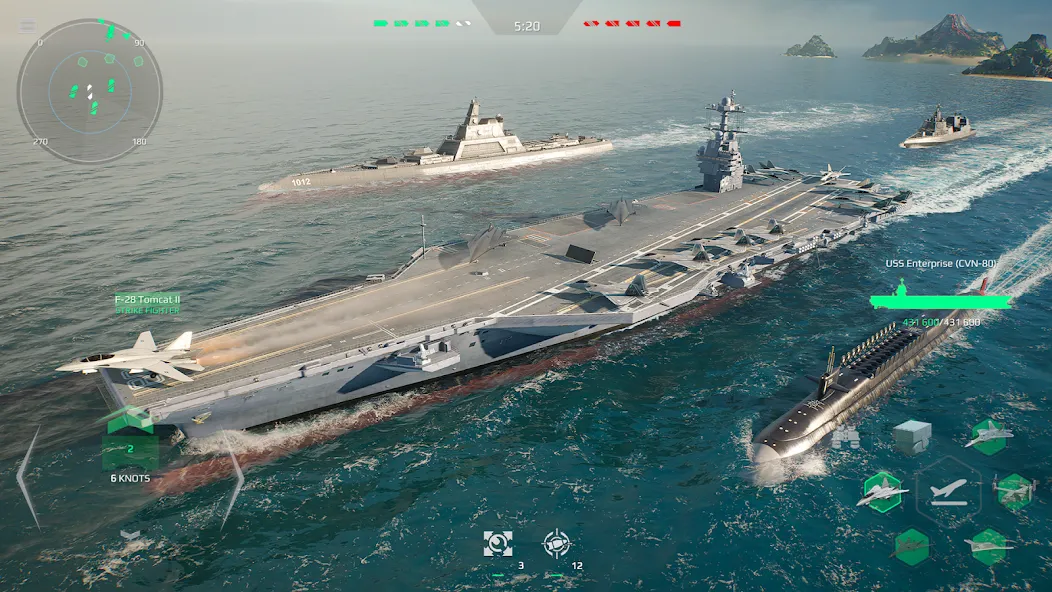 Modern Warships: Naval Battles (МОДЕРН ВАРШИПС)  [МОД Все открыто] Screenshot 2