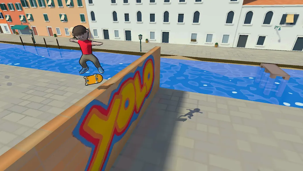 Skate King: Skateboard Stunts (Скейт Кинг)  [МОД Бесконечные деньги] Screenshot 2