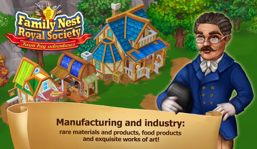 Family Nest: Royal Farms  [МОД Много монет] Screenshot 4