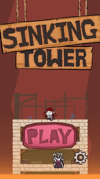 Sinking Tower (Синкинг Тауэр)  [МОД Бесконечные монеты] Screenshot 1