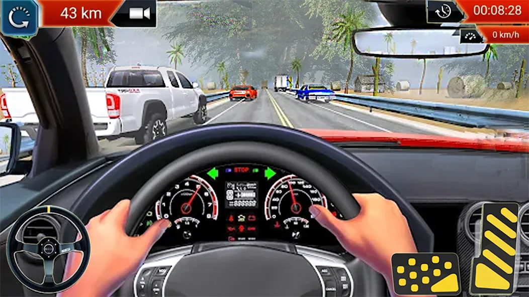 Car Highway Racing for Speed (Трафик Рейсер Трафик игры)  [МОД Unlimited Money] Screenshot 3