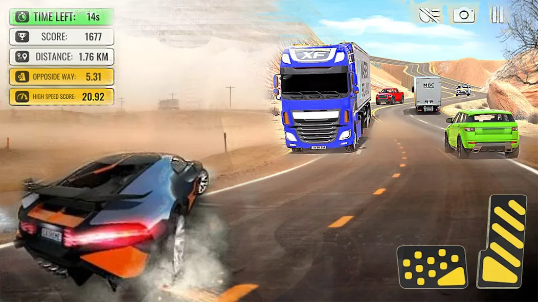 Car Highway Racing for Speed (Трафик Рейсер Трафик игры)  [МОД Unlimited Money] Screenshot 4