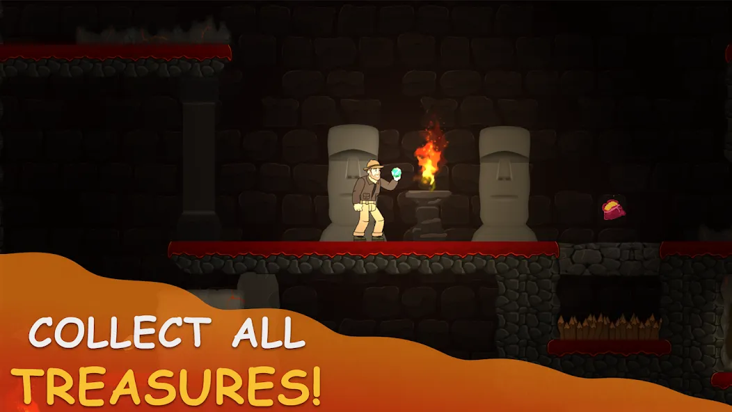 Volcano Escape (Вулканическое бегство)  [МОД Menu] Screenshot 1