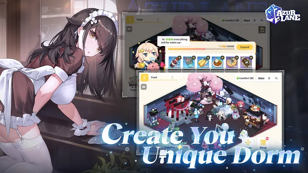 Azur Lane (Азур Лейн)  [МОД Unlimited Money] Screenshot 4